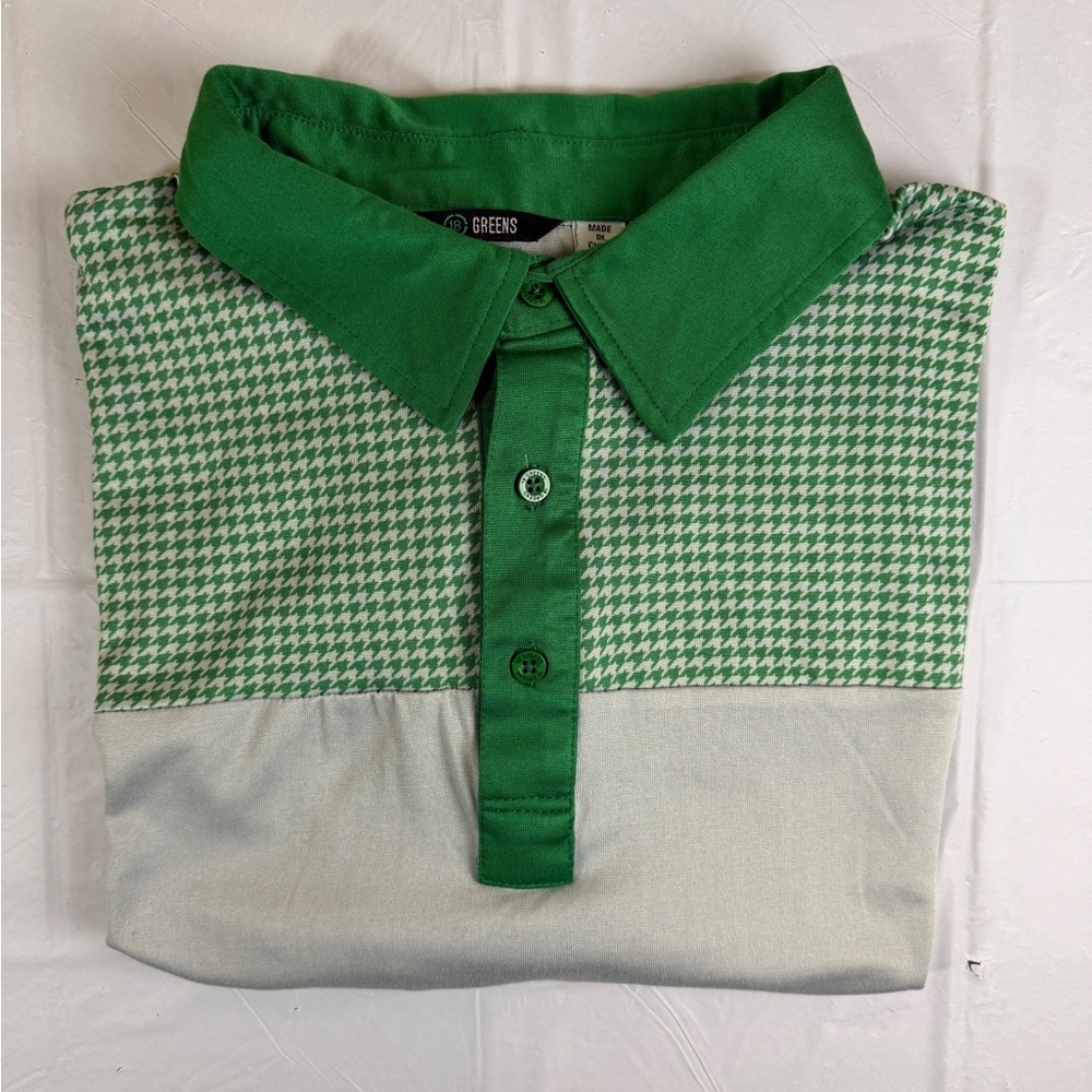 Classic‎ Green and White Polo Shirt